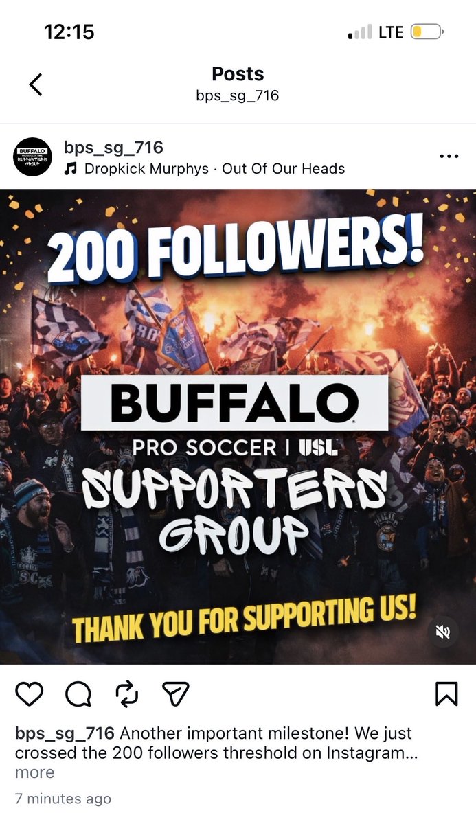 bps_sg_716's tweet photo. Funny how social media works, our still nameless Supporters Group for a yet to be official USL Championship team (with no name still) has crossed 200 followers on Instagram! 

If you haven’t already, please give us a follow on Insta as we continue documenting our SG journey 🦬⚽️ https://t.co/7YzfCIwTln