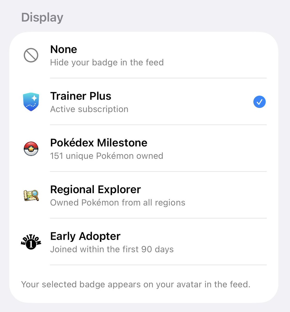 We’re celebrating #Pokemon30 Anniversary with a limited time exclusive trainer badge! Login on Pokémon Day, Feb 27 to receive your exclusive badge!

Until then, there are plenty of other badges to earn in Route 25 👀