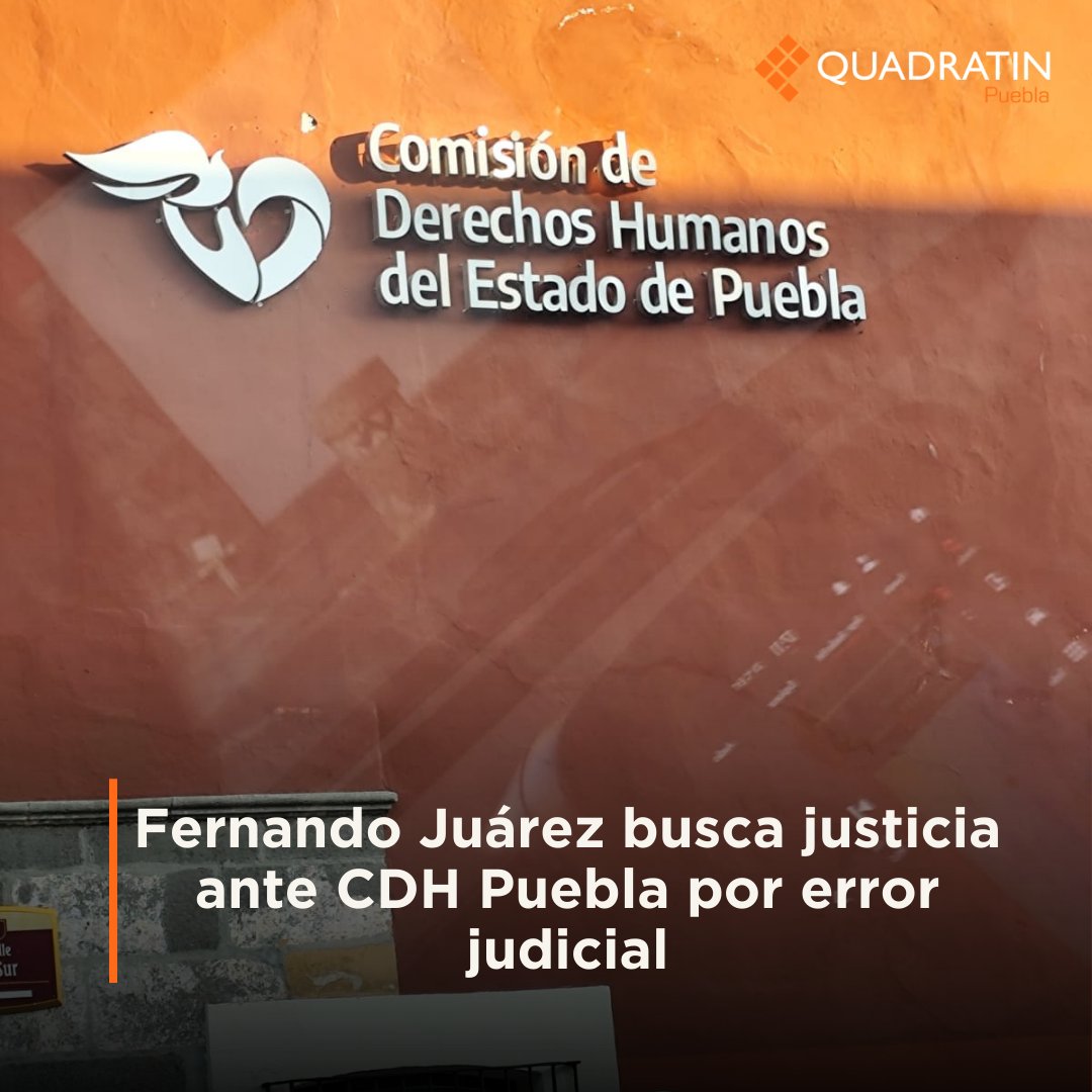 ⚖ #Justicia | Fernando Juárez busca justicia ante CDH #Puebla por error judicial

🔶 #LoVíEnQuadratín 🔗 puebla.quadratin.com.mx/fernando-juare…
