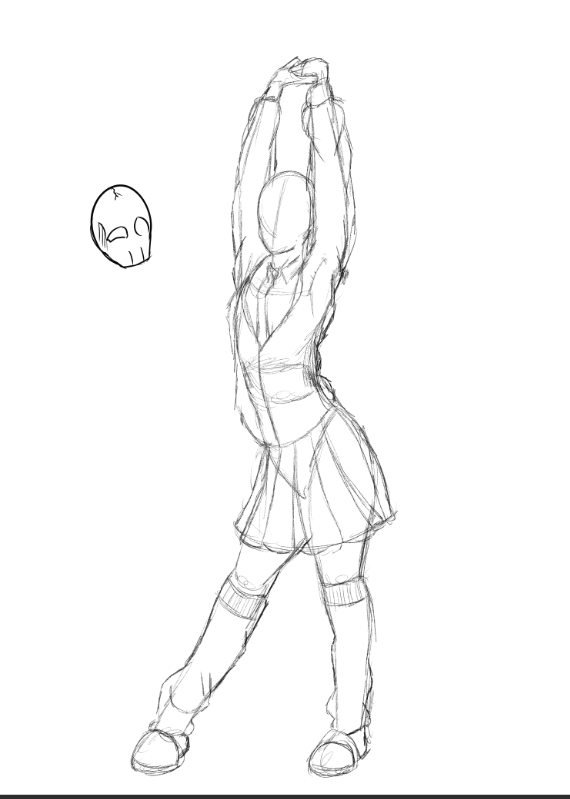 WIP sketch of pretty cool outfit :D
#artmoots #mangaart #rkgk