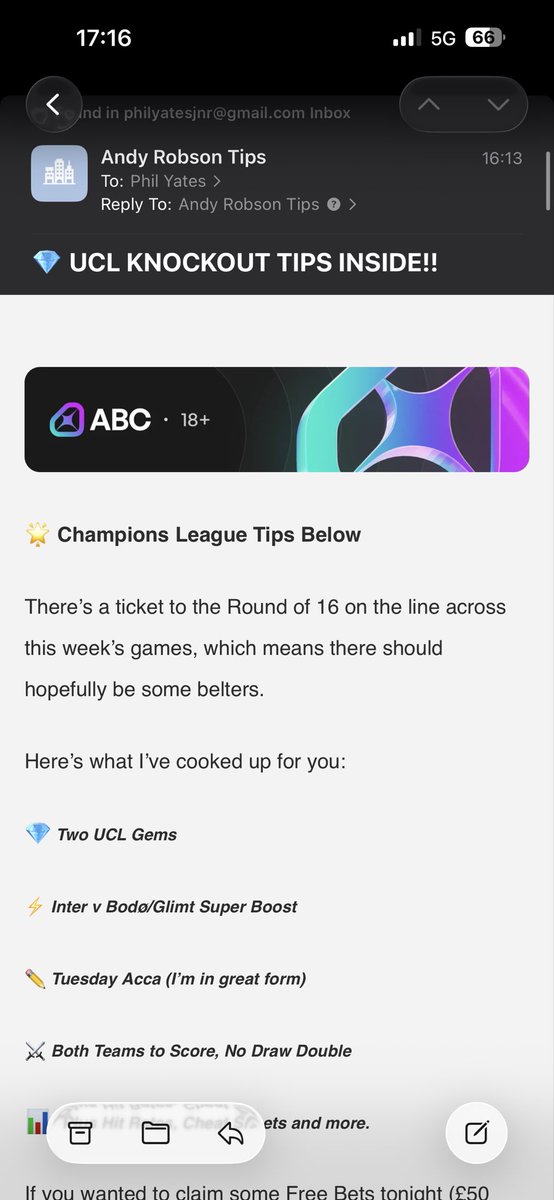 chiefoir's tweet photo. @AndyRobsonTips Of course I’m on it - you rock! https://t.co/rwns8efrkR