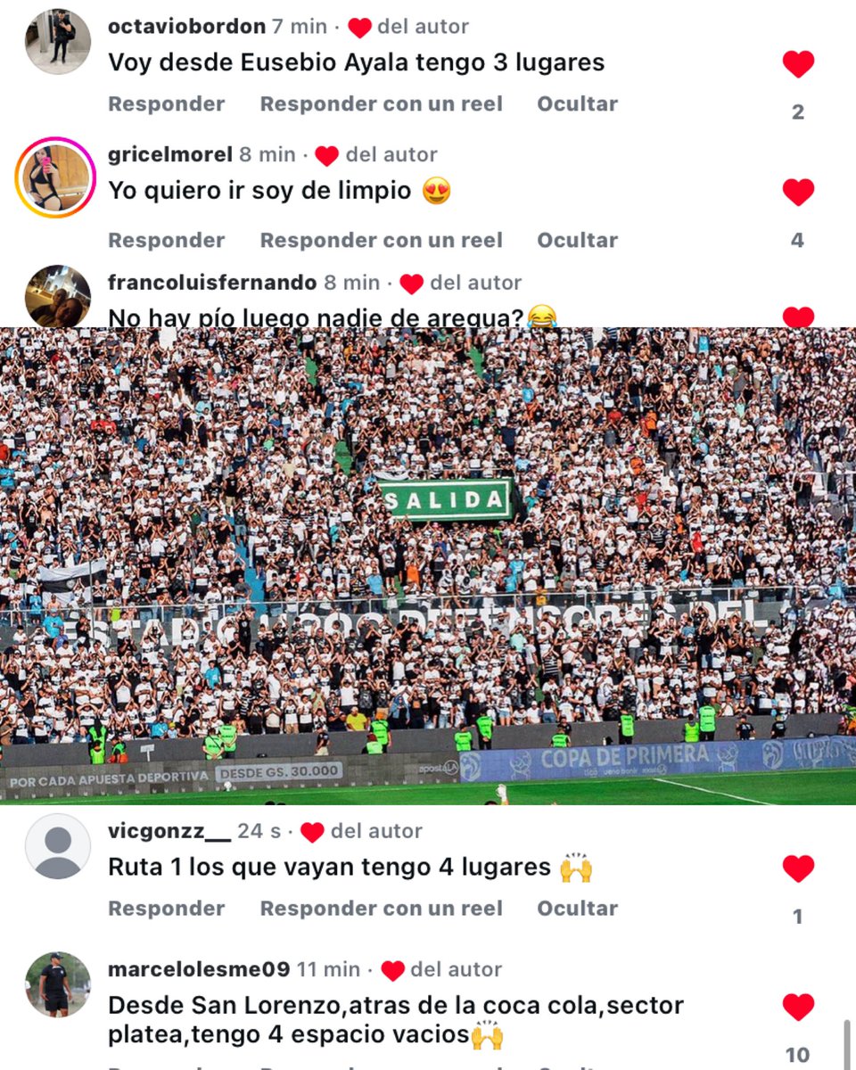 Que lindo ver que entre OLIMPISTAS nos estamos ayudando para ir al estadio. Pésimo horario y entre semana pero ahí estaremos haciendo el aguante a nuestro Club.