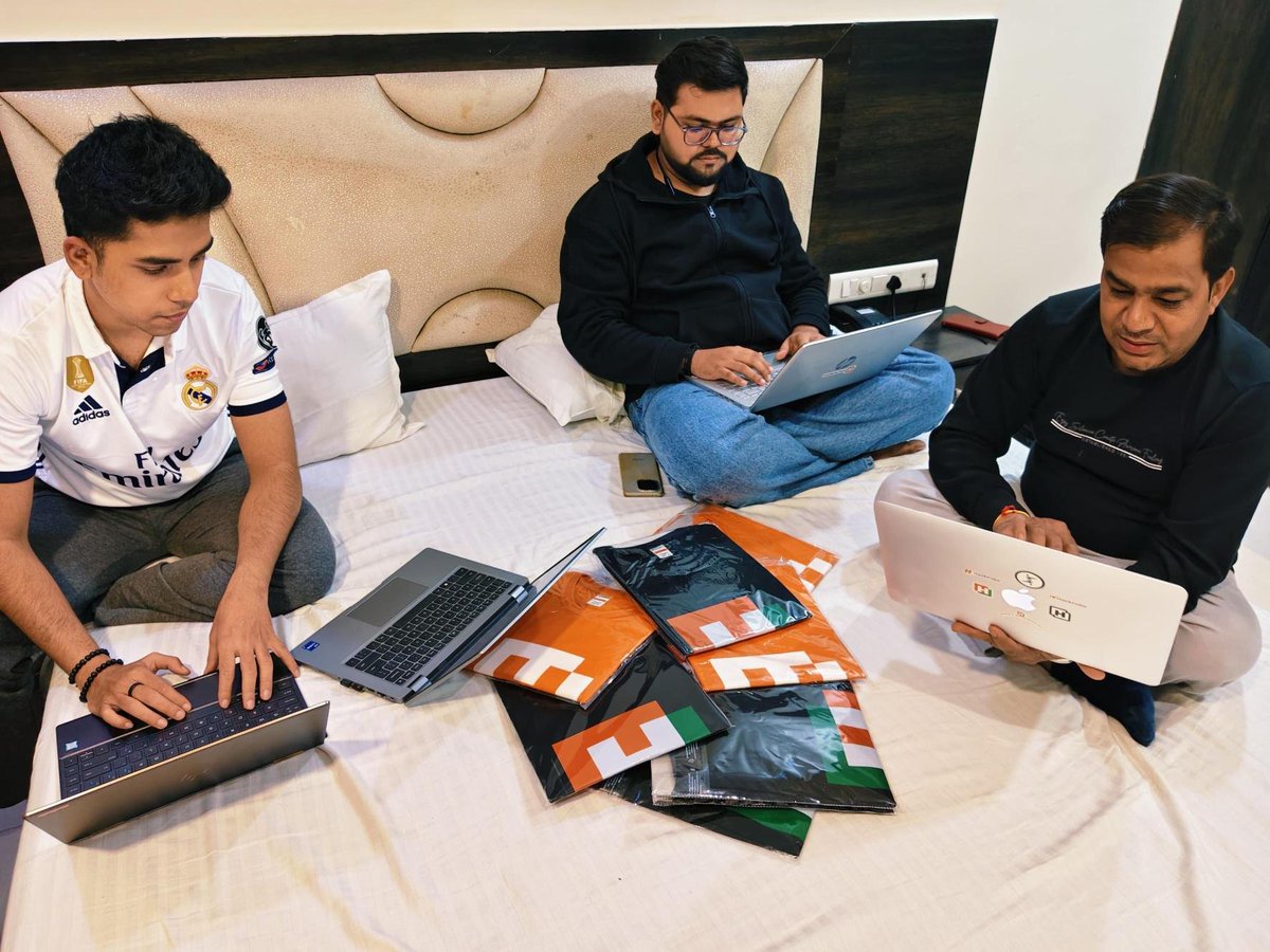HackIndiaXYZ's tweet photo. Midnight execution. Zero margin for error. While the city sleeps, the team aligns.
HackIndia Spark 1 happens because of discipline and preparation.
Premium experiences are built the night before.
#HackIndia #MidnightGrind #ExecutionMatters #Leadership #Web3India #AICommunity #BITGorakhpur #InnovationAtScale