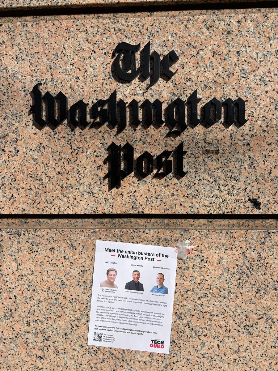 WaPo Tech Guild tweet media