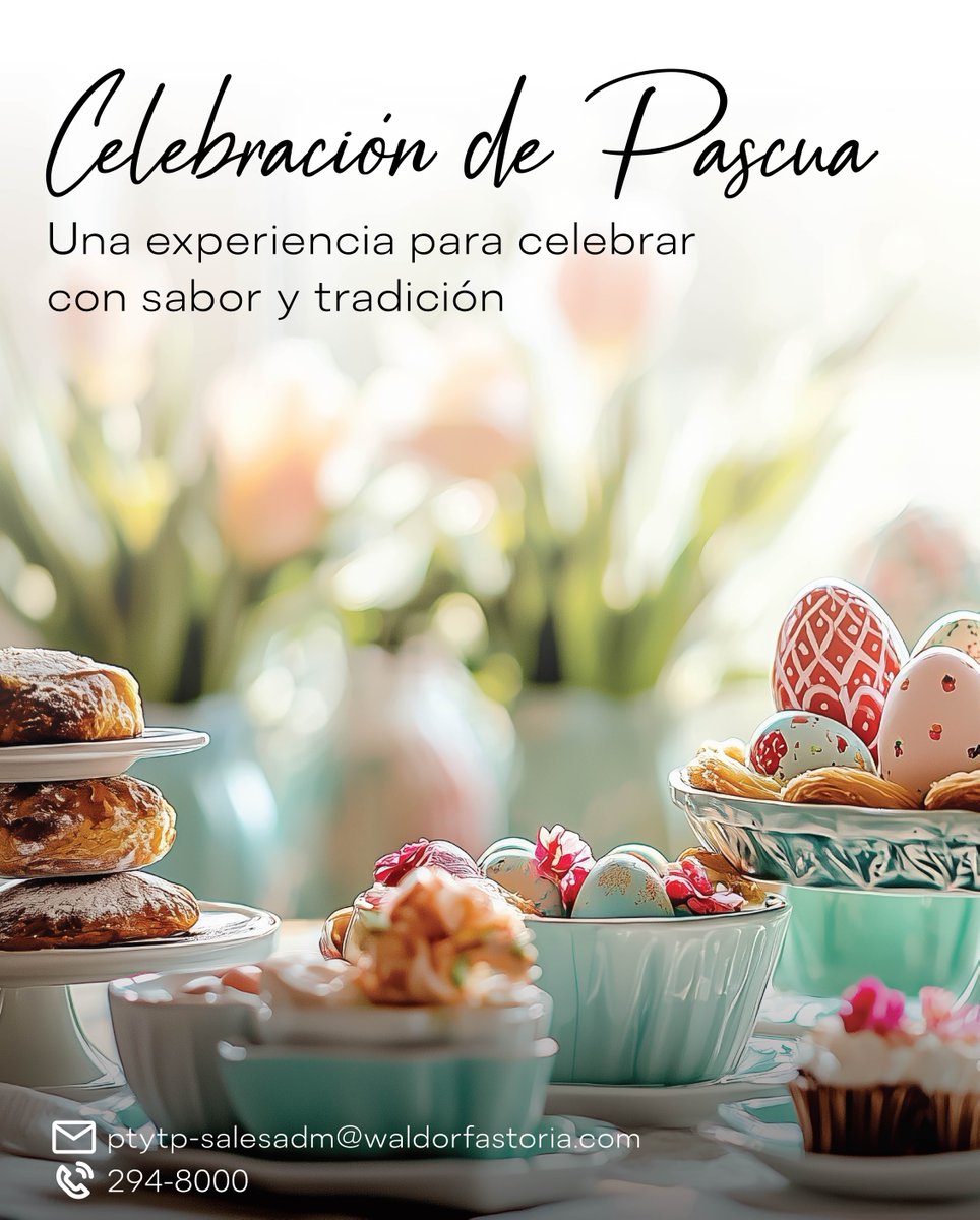 Celebra el Domingo de Pascua en un salón privado en Waldorf Astoria Panamá.

Reúne a tu familia o comunidad y disfruta nuestro Brunch o Desayuno Buffet con estaciones frías, calientes y postres.

📞 +507 294-8000 | ✉️ ptytp-salesadm@waldorfastoria.com 

#Pascua #Easter