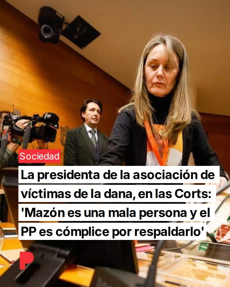 🔴 Rosa Álvarez, presidenta de la Asociación de Víctimas Mortales Dana, denuncia en las Corts la complicidad del PP con Carlos Mazón.