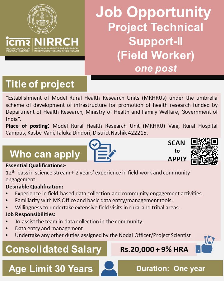 ICMR-NIRWoH tweet media