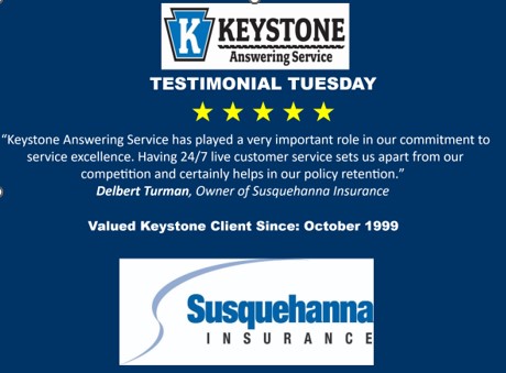 KeystoneTAS's tweet image. #TestimonialTuesday - Providing dependable service around the clock is what we do best. 💬  #AnsweringService #ServiceYouCanCountOn #CallCenterExcellence