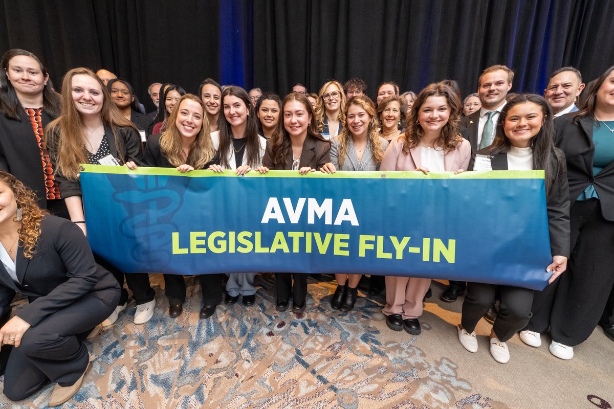 AVMACAN's tweet photo. TODAY: The 2026 #AVMAFlyIn is underway! Veterinary professionals from across the country are ready to advocate on behalf of the profession. https://t.co/eopJNqjU4h