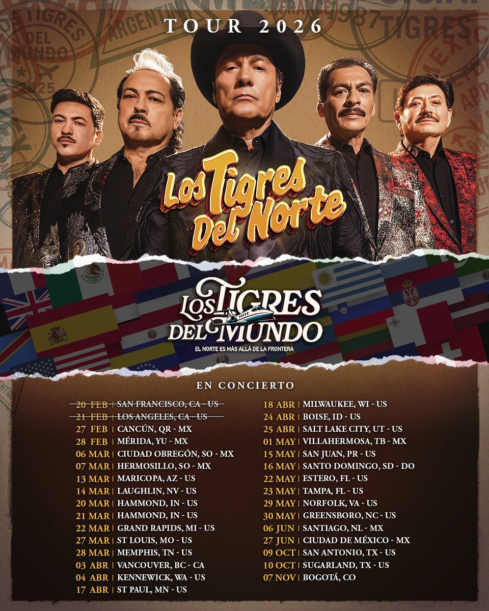 Los Tigres Del Norte tweet media