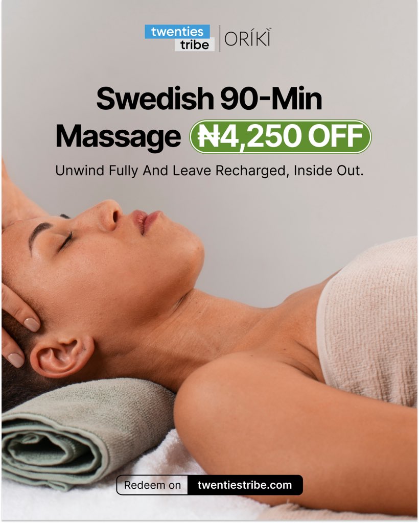 twentiestribe's tweet image. Before you start spending your salary anyhow,
remember: soft life is valid. Paying full price is not.

Explore twentiestribe.com/discounts today😋

#SalaryWeek #SmartSpending #SoftLifeSmartLife #TwentiesTribe #LagosLifestyle