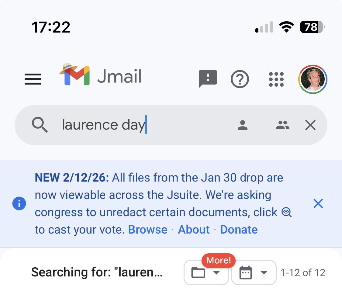 laurence tweet media