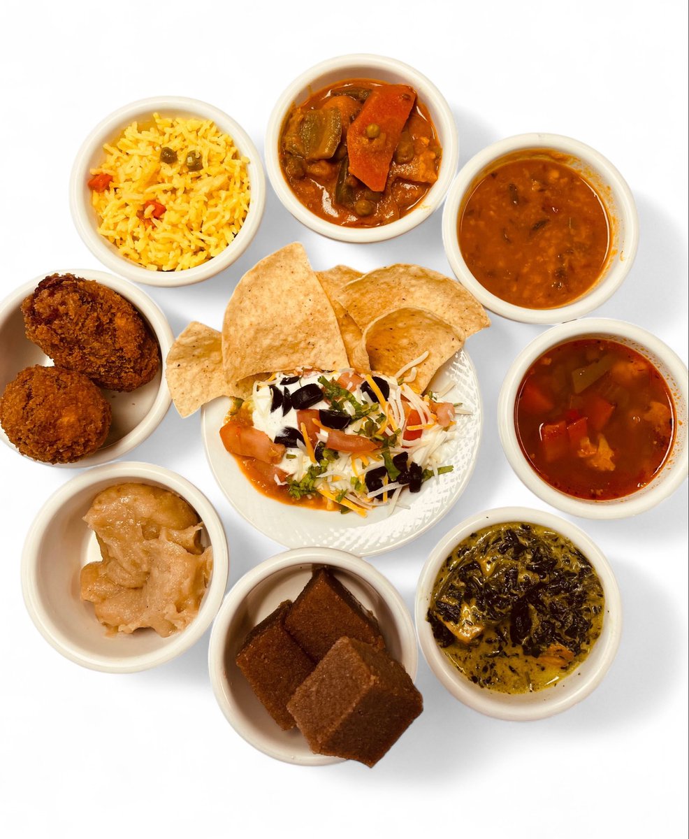 Crunch Loud, It’s 7 layer dip Time !

Feb 24  Tuesday 

7  Layer Dip 
Veg Rice Pilaf VGF
Dal Fry  VGF
Vegetable Bean Soup VGF
Vegan Vegetable  Kurma VGF
Saag Paneer GF
Vegetable Cutlet V

Chapati &amp; Papadam V

Vegan Halava V
Broken Wheat Payasam GF