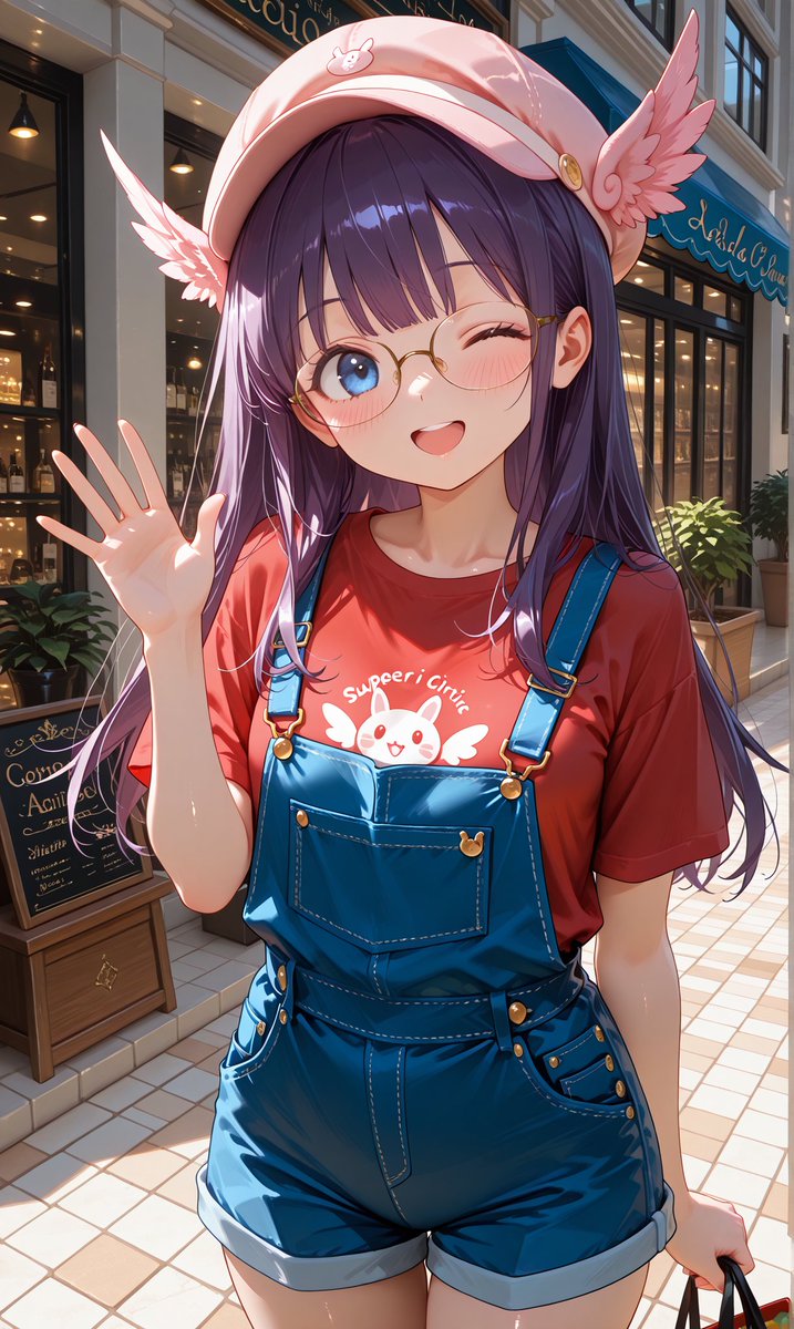 んちゃ♥」 街で見かけた女子高生なアラレちゃん #PixAI #アラレ #Dr