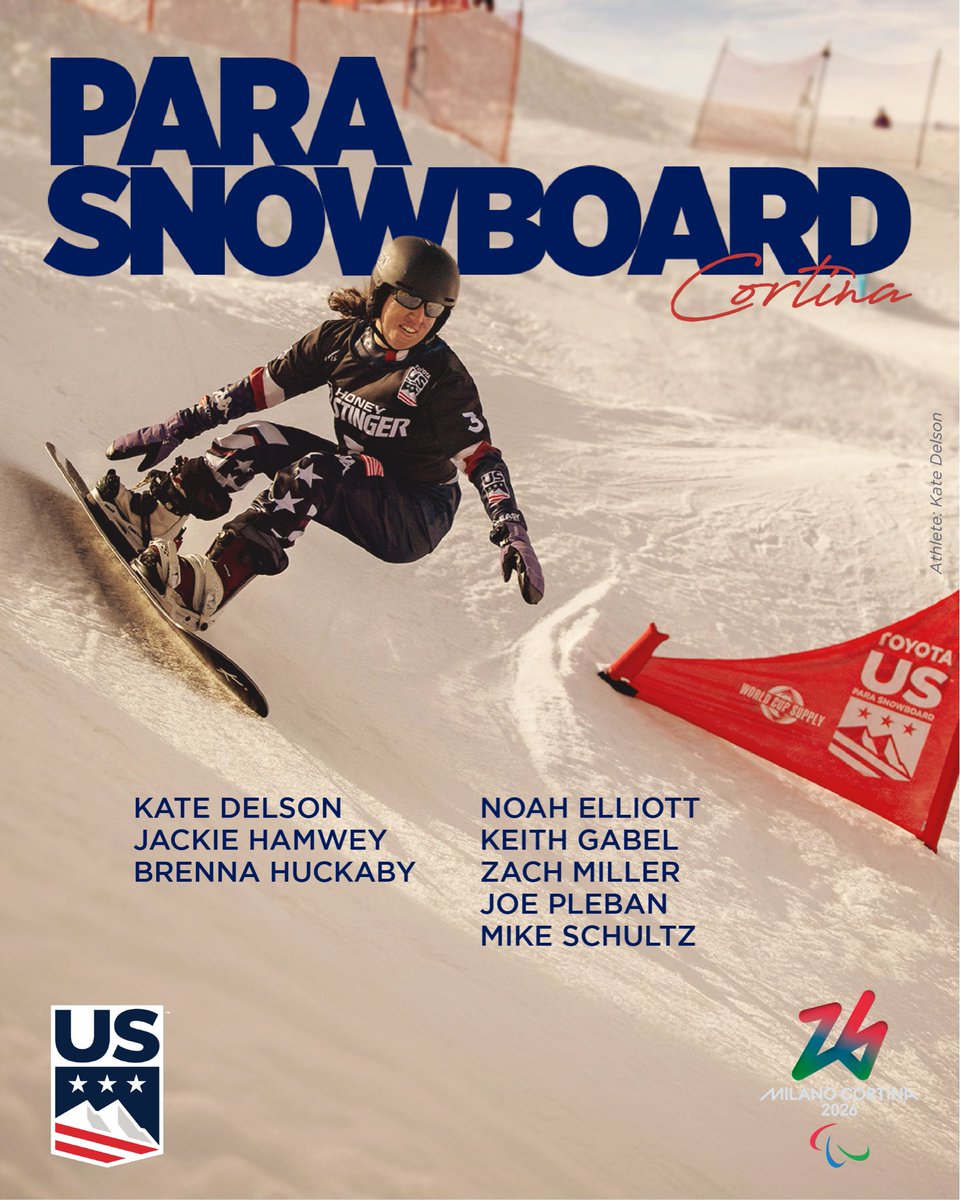 Meet your 2026 U.S. Paralympic Snowboard Team 🇺🇸 

<a href="/TeamUSA/">Team USA</a> <a href="/NBCOlympics/">NBC Olympics & Paralympics</a>