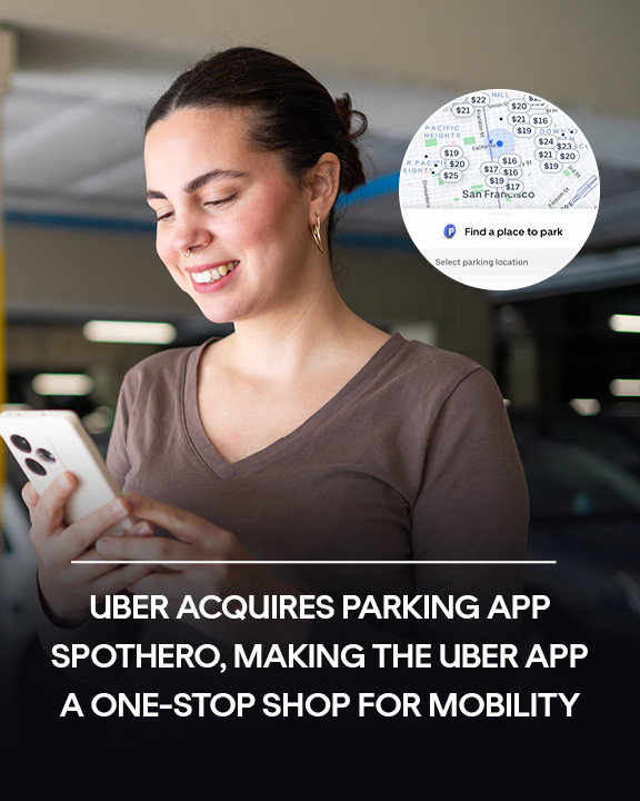 We’re officially welcoming <a href="/SpotHero/">SpotHero</a> to the Uber family! Soon you’ll be able to find, book, and pay for parking right from the Uber app.