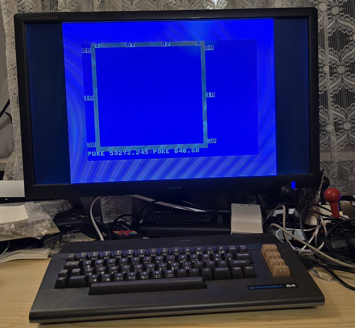 CptSparky360's tweet image. This is going to be my new sprite editor 😁🙈
#C64 #BASIC