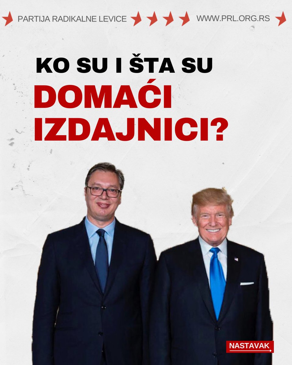Prvi deo teksta “KO I ŠTA SU DOMAĆI IZDAJNICI?” dostupnog na našem sajtu.

👇