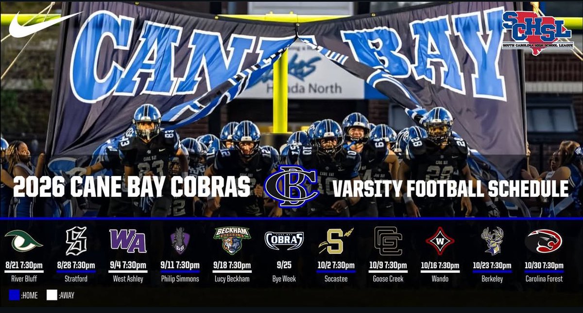 cbcobrasfb's tweet photo. Here is the official 2026 season schedule!
#gocobras #LeaveNoDoubt https://t.co/3WK4oPzaxy