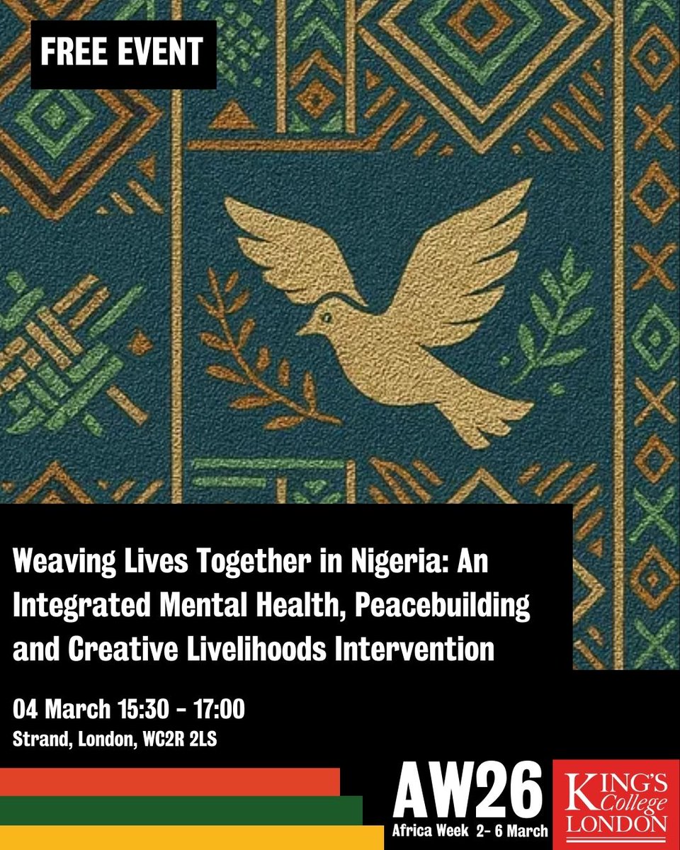 King's Global Health & Social Medicine (GHSM) tweet media