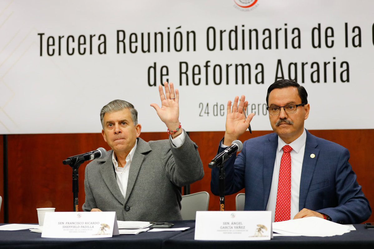 Participamos en la Reunión de la Comisión de Reforma Agraria, donde trabajamos en el análisis y fortalecimiento de iniciativas orientadas a garantizar la equidad de género y mejores oportunidades para las mujeres en los Ejidos y Comunidades del campo Mexicano.
