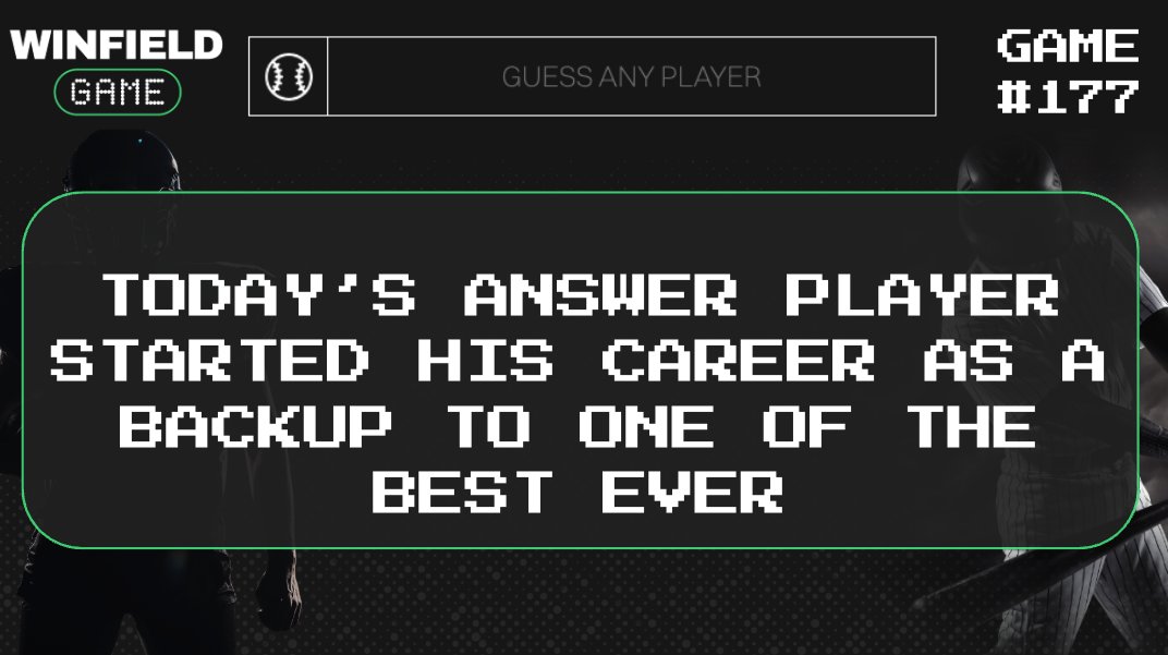 Game #177 is live!

#SportsTrivia #WordleForSports <a href="/tori_mcelhaney/">Tori McElhaney</a> <a href="/StevenIHaglund/">Steven Haglund</a> <a href="/TheFalcoholic/">The Falcoholic</a> <a href="/tylerjschoon/">Tyler Schoon</a> <a href="/arjunmenon100/">Arjun Menon</a>