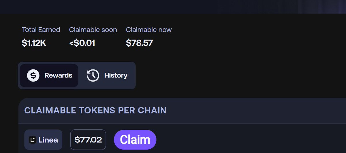 coinkritik's tweet image. #Metamask $LINEA ödüllerini claim ettim merkl'dan edilebiliyor. 👇
app.merkl.xyz/users/