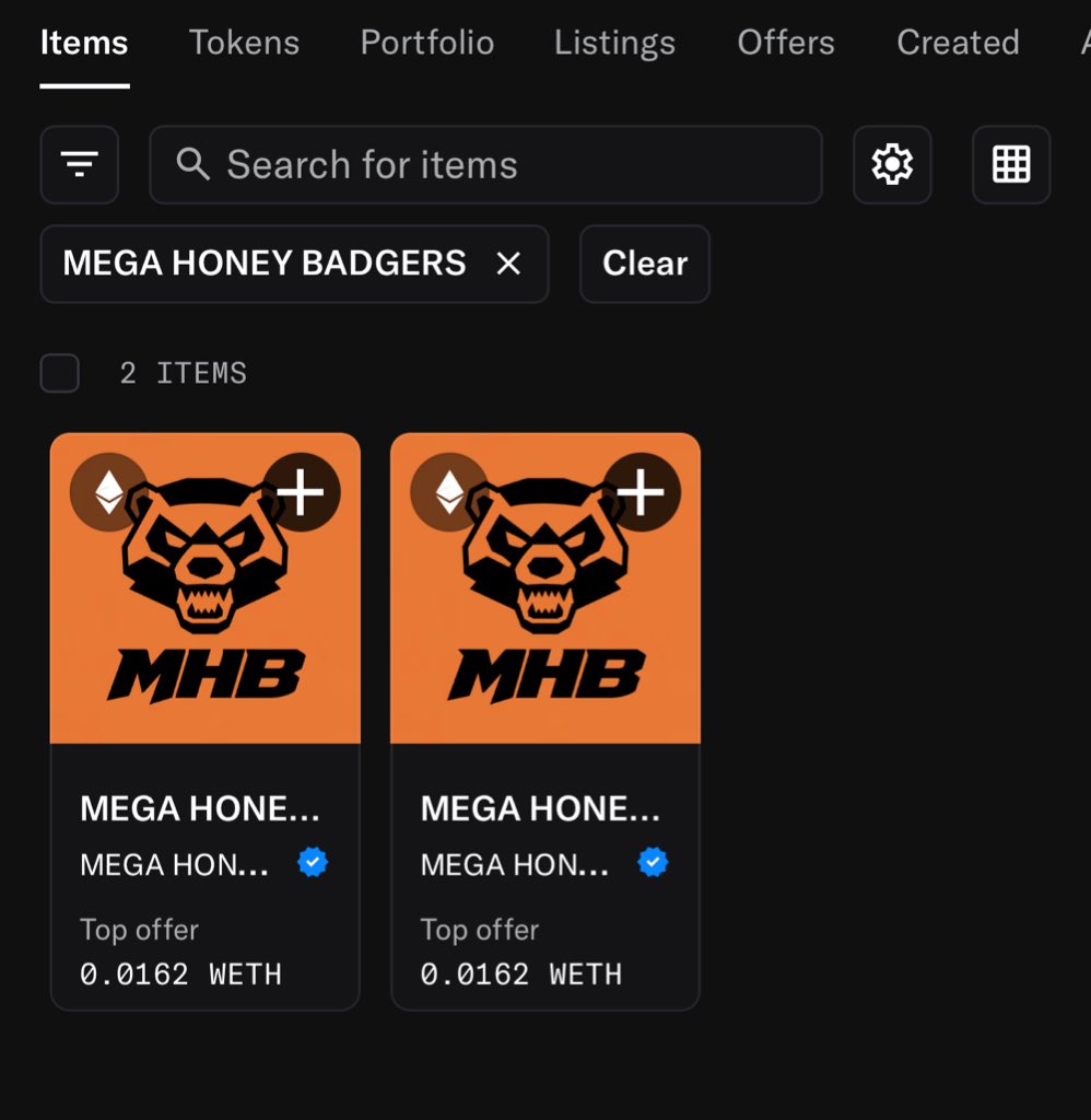 First MHB GIVEAWAY

i will be giving away this two pre-revealed <a href="/MegaBadgers/">MEGA HONEY BADGERS</a> in 24hours

Like, retweet and drop your wallets 

Make sure you didn’t mint any