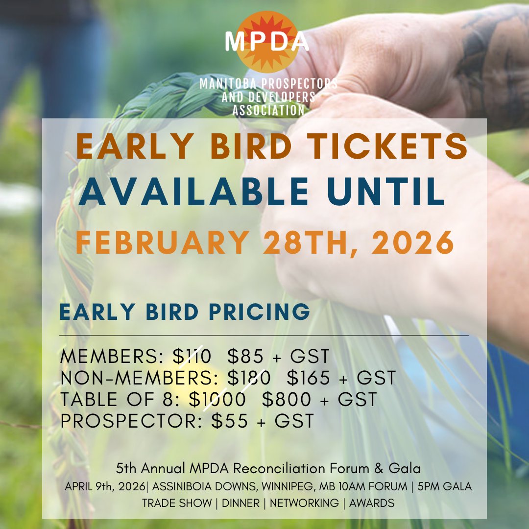 MPDA (Manitoba Prospectors & Developers Assoc.) tweet media