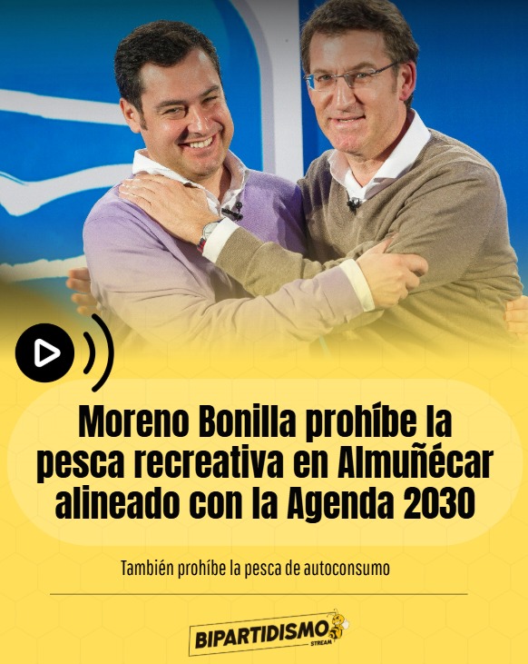 🔴 Moreno Bonilla prohíbe la pesca recreativa en Almuñécar alineado con la Agenda 2030.

También prohíbe la pesca de autoconsumo.

gaceta.es/espana/moreno-…