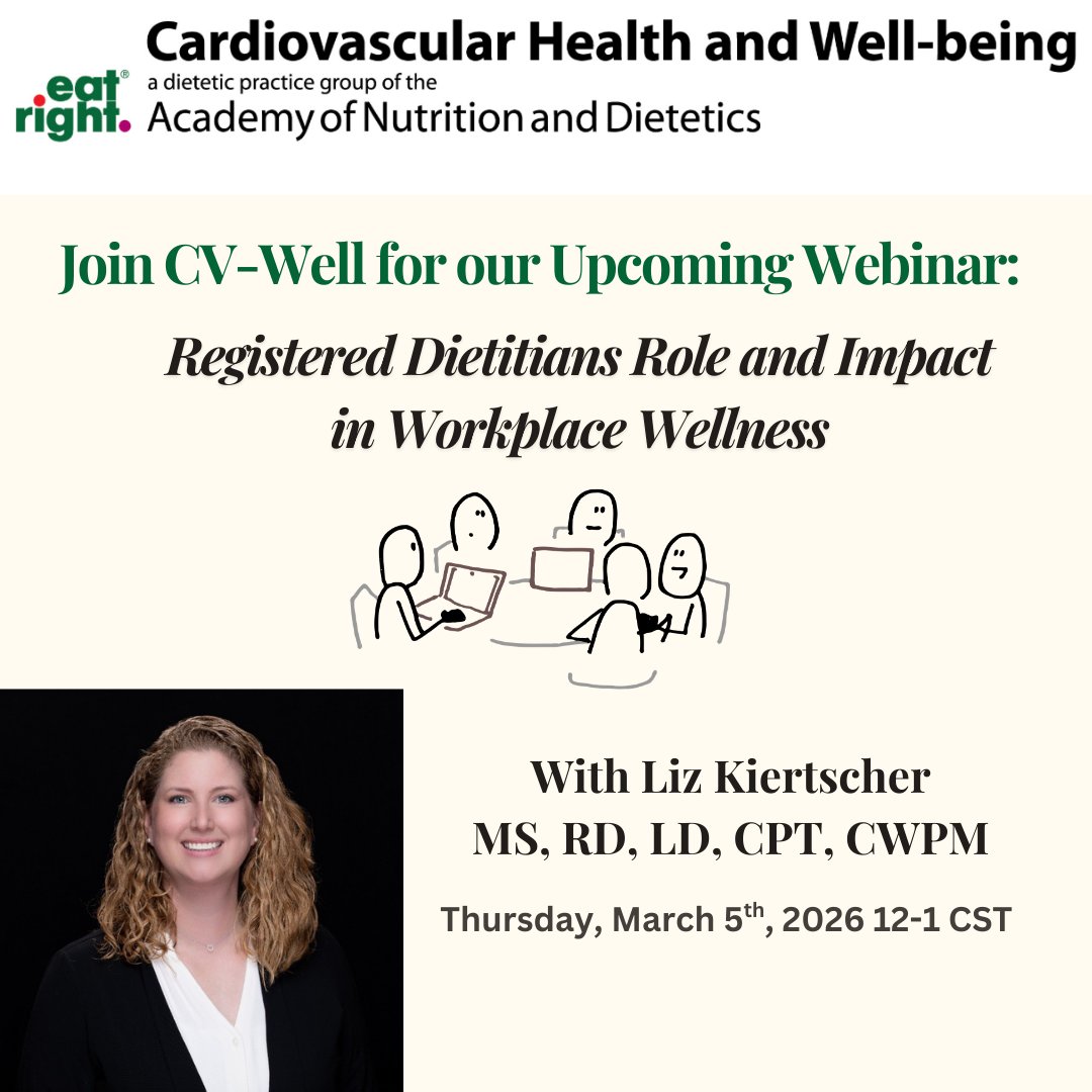 Cardiovascular Health and Wellbeing DPG tweet media