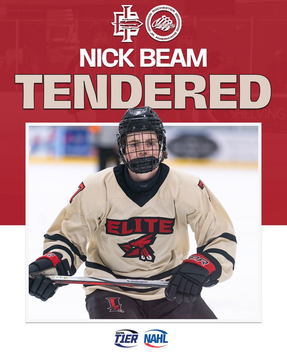 NAPHL's tweet photo. #NAPHL T1ER Advancement: Indiana Elite 18U forward Nick Beam has signed an @NAHLHockey tender agreement with the @JrAmerksNAHL.

📰: https://t.co/PXH1lREkjT https://t.co/040STrlZNZ
