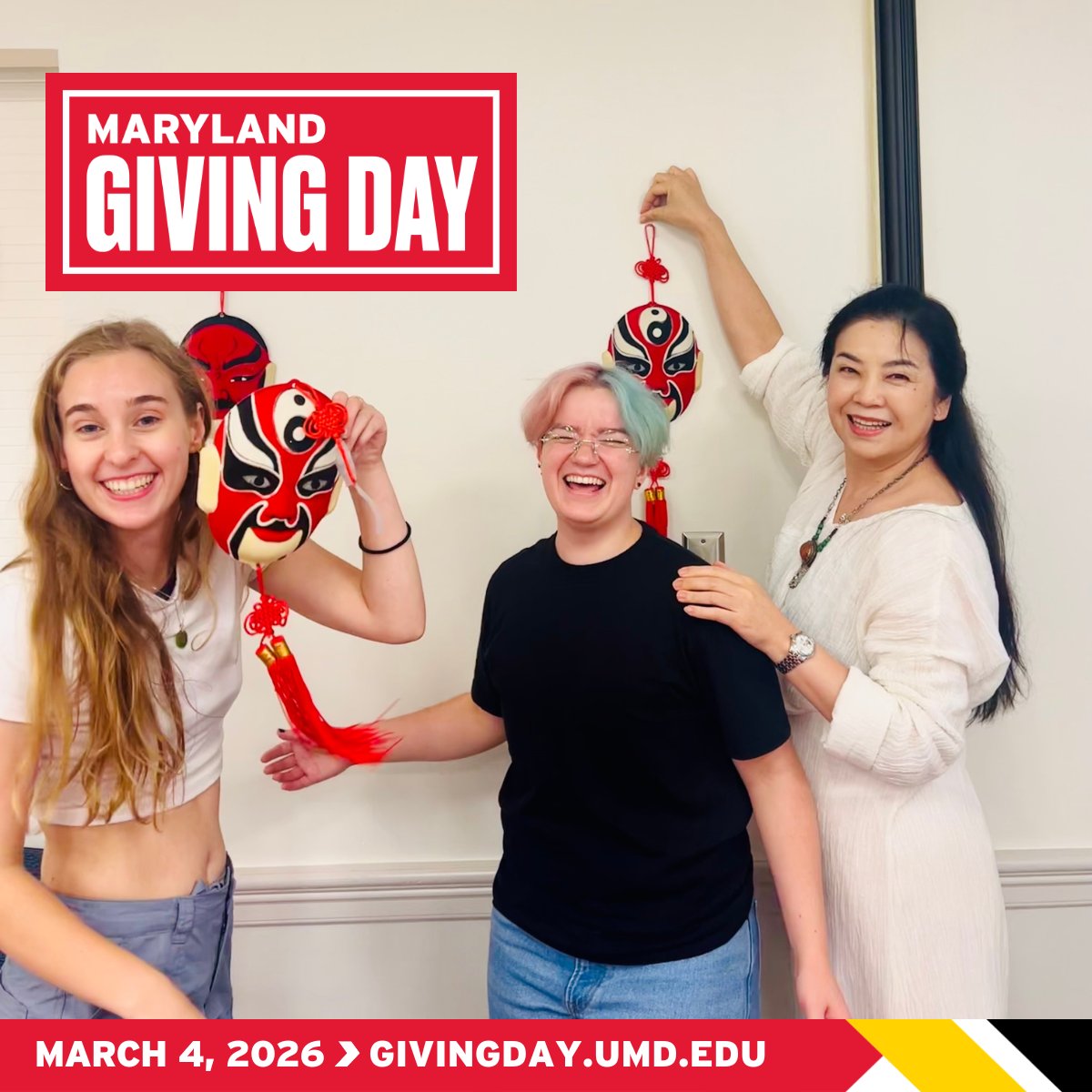 umdlanghouse's tweet photo. #GivingDayUMD is almost over! Support language &amp; culture immersion opportunities for UMD students to enhance their global horizons &amp; career prospects! Donate here: https://t.co/OnMYoQ10xx (and if you're a Language House alum, donate during 7-8pm ET for Alumni Power Hour!) https://t.co/9y3rVgdcCW
