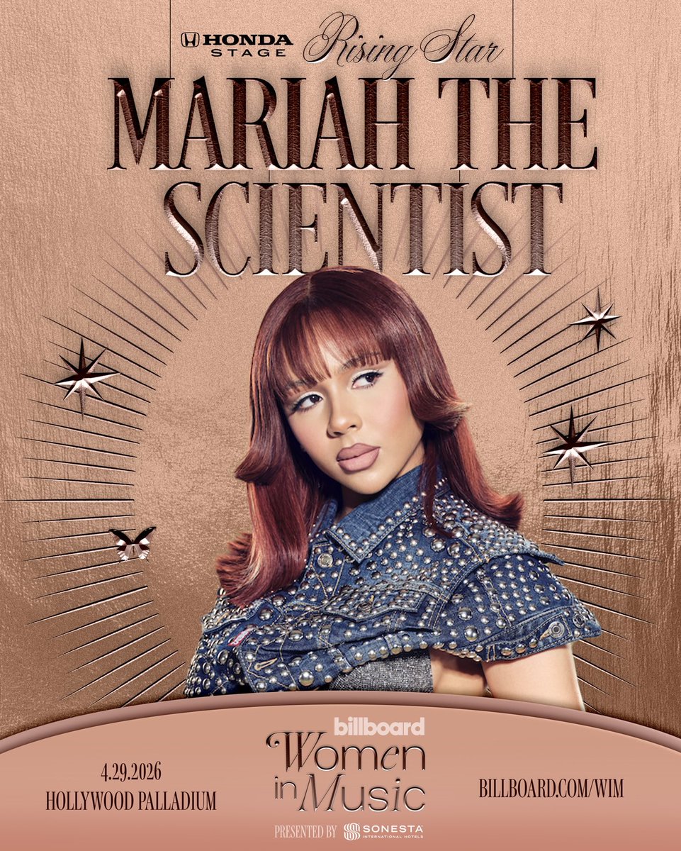 rapalert6's tweet photo. Billboard announces their 2026 Women in Music Awards: 

Kehlani - Impact Award 
Mariah the Scientist - Rising Star
Teyana Taylor - Visionary https://t.co/gdWgJAzQC1