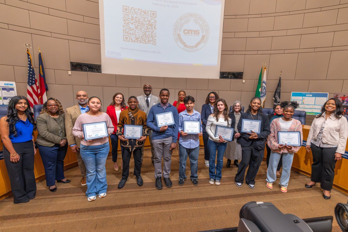 CMS Board of Education tweet media