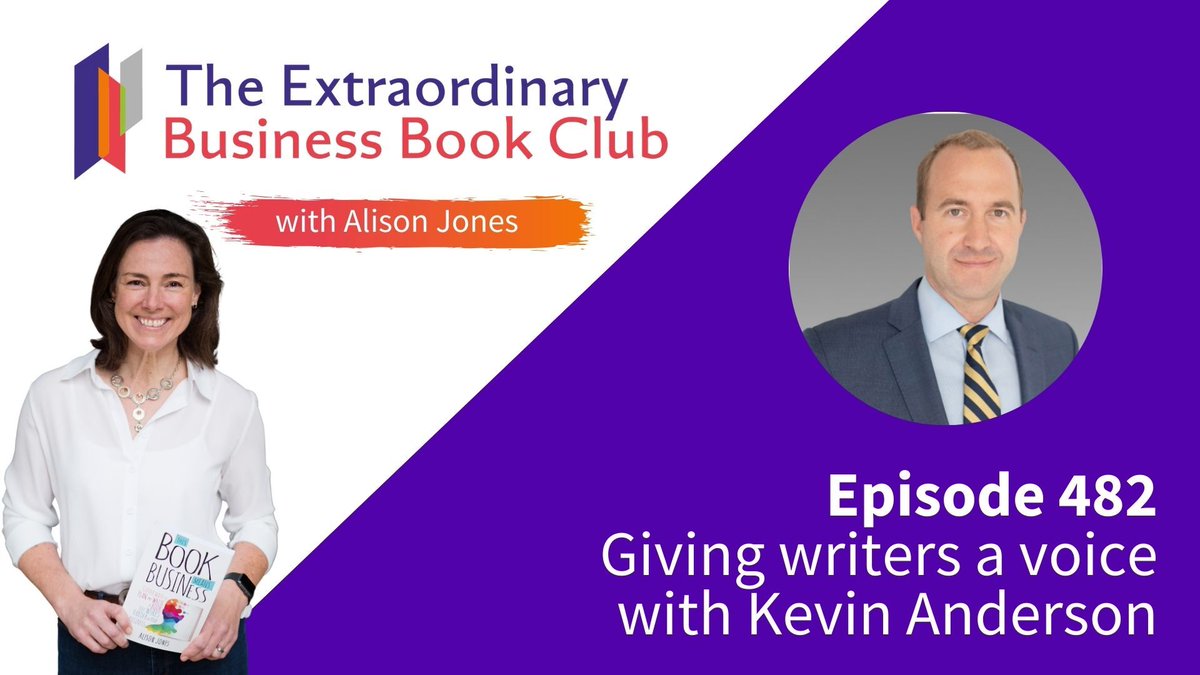 KAWriting's tweet photo. Our CEO Kevin Anderson recently went on @extrabizbooks podcast to discuss how publishing professionals can support authors at every stage of the book writing process – from clarifying the concept to writing the manuscript to securing a publishing deal:

https://t.co/yOMHHQy1pB https://t.co/ywqxrPqQEq