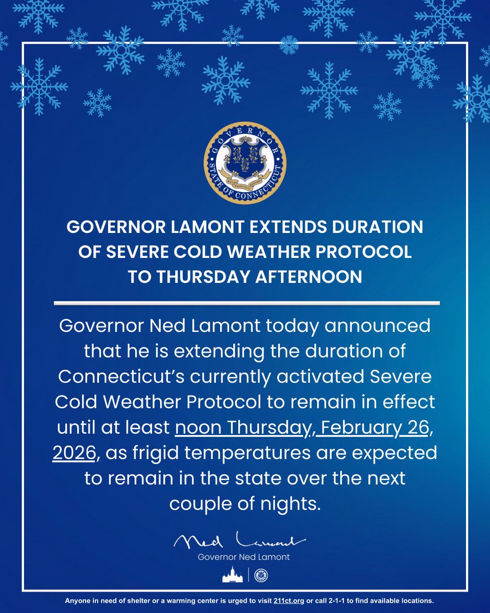Governor Ned Lamont tweet media