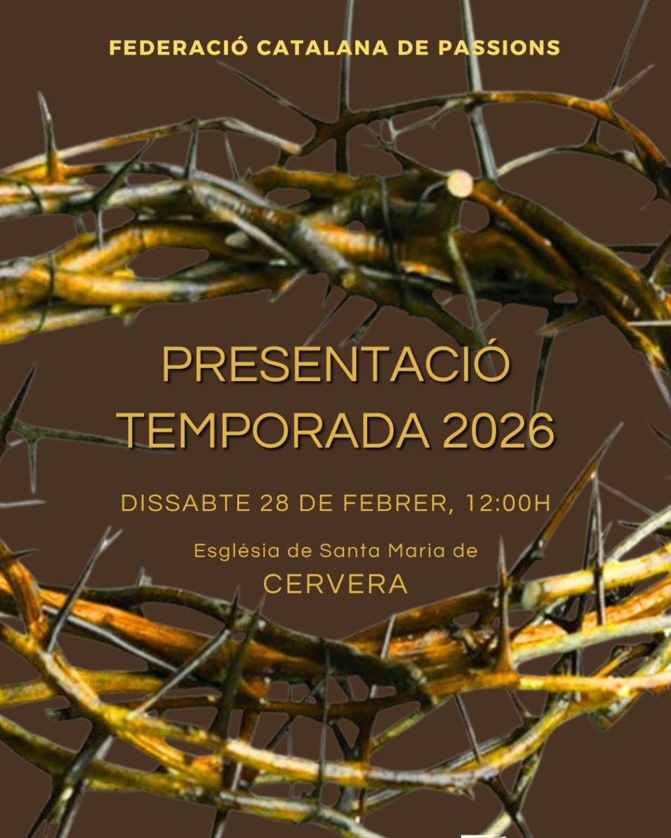 La Passió de Cervera tweet media