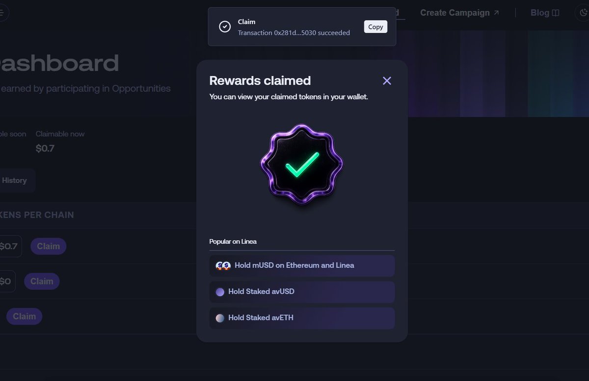GercekKriptocuu's tweet photo. MetaMask kullananlar için beklenen gün geldi: $LINEA claim ekranı açıldı!

MetaMask cüzdanınızın ödüller kısmından veya direkt cüzdanınızı Merkl sitesine bağlayarak dashboard'dan claim edebilirsiniz👇

🔗https://t.co/5HFew12tFZ ✅