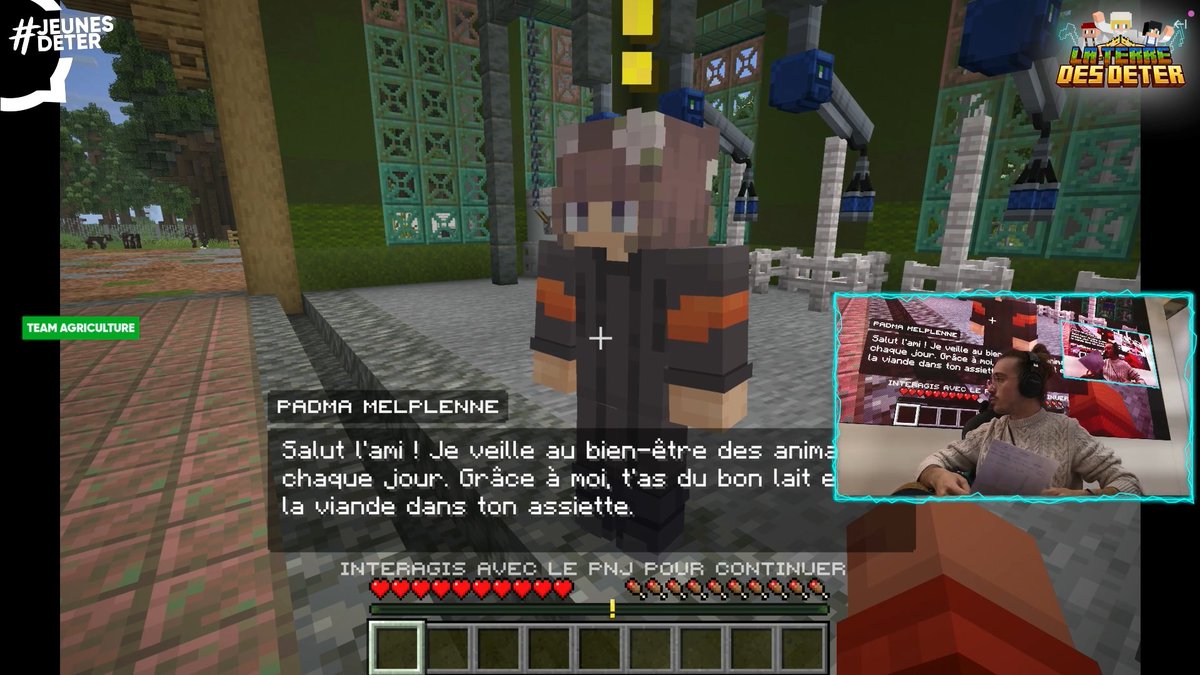 EndorahCreation's tweet photo. Fiers de voir La Terre des Déter au @Salondelagri avec @TheGuill84 🌾

Une carte Minecraft conçue comme un outil pédagogique pour valoriser des métiers essentiels.  

Ravis d’avoir créé ce projet avec @ocapiat  ! https://t.co/IFkiOn9HlI