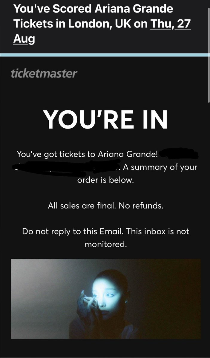 I GOT TICKETS OFJDJDJDMSMSJD