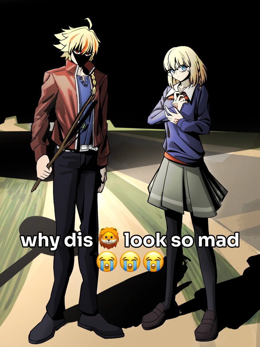 Why dis 🦁 look so mad😭😭😭
#strangefake