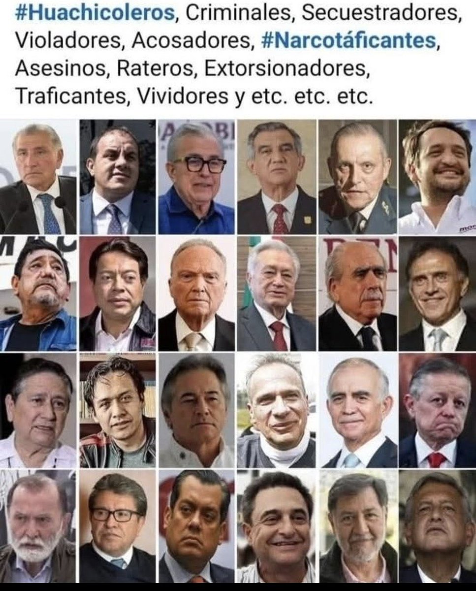 Ya terminó la temporada de “Narcos, El 
Mencho”…

Para cuándo seguirán con la de “El cártel 
de Morena”???…😬

😅😅😅😅