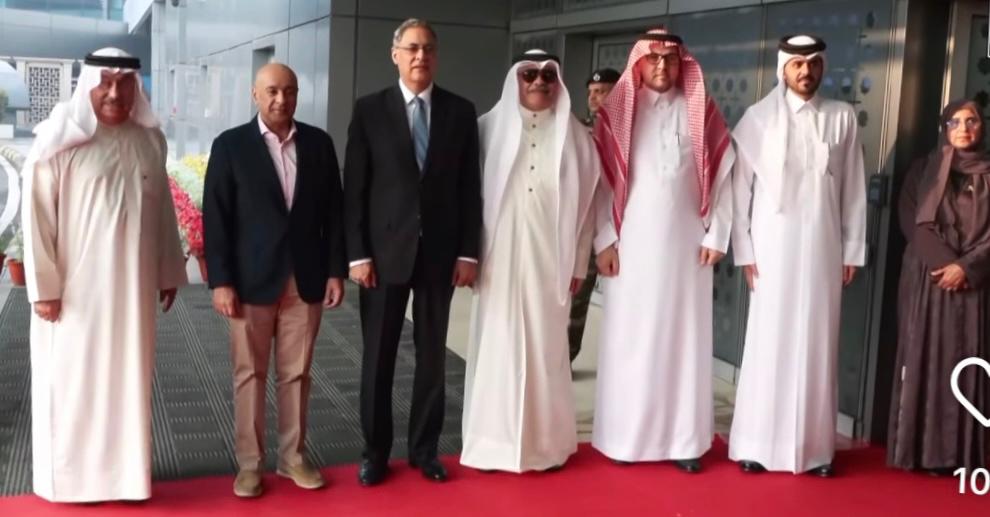 Mr. Naif Saeed Al-Qahtani, Second Secretary, joined the Ambassadors of the GCC countries in New Delhi in welcoming H.E. Mr. Jassim Mohammed Al-Budaiwi, Secretary-General of the Gulf Cooperation Council, upon his arrival at IGI Airport in New Delhi on 24/02/2026.