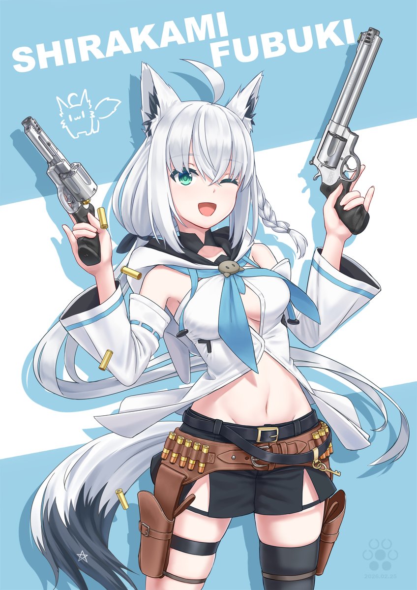 Fox!! I'm a fox.......Not a cat!!
#絵フブキ