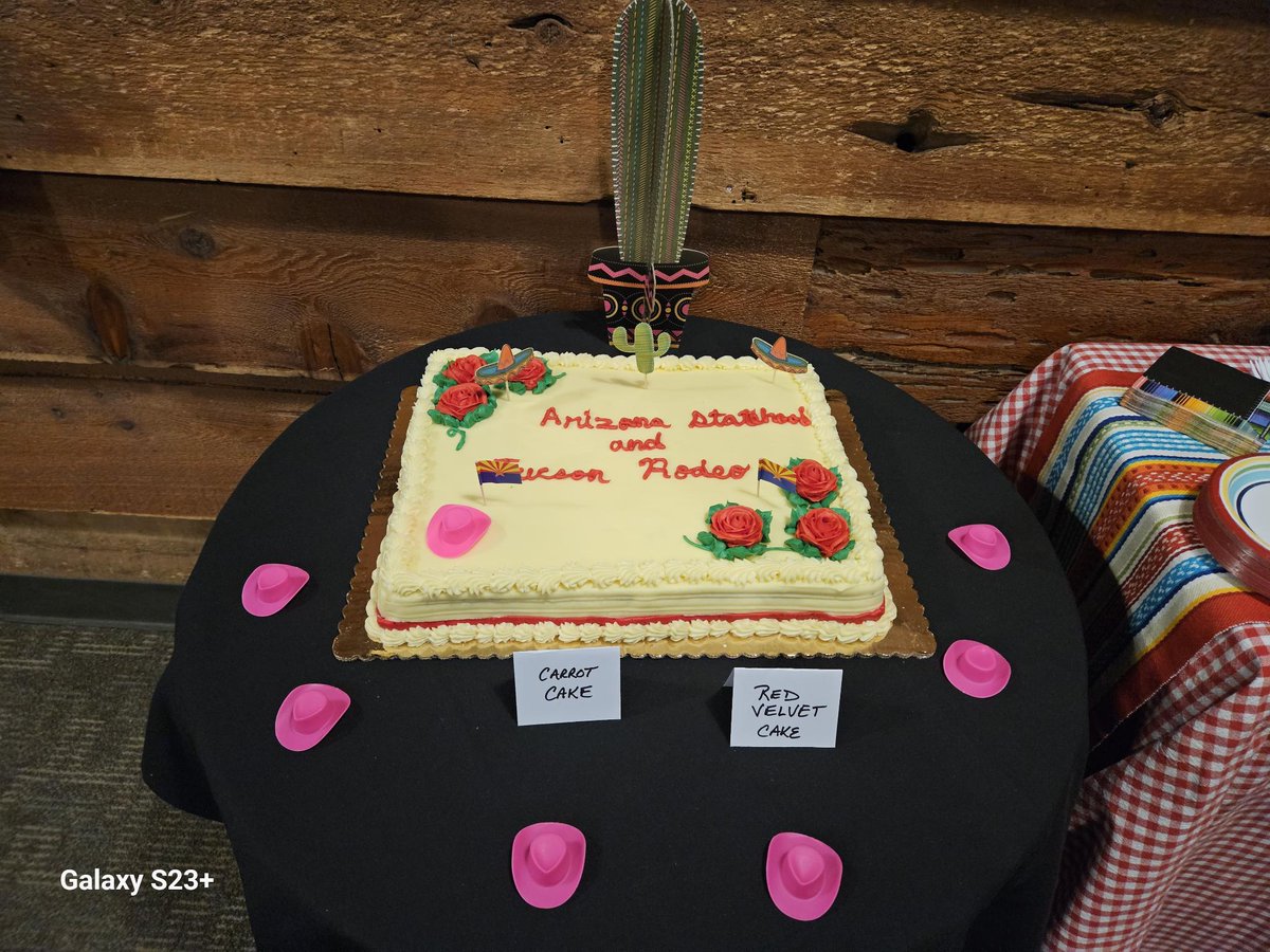 TucsonRepWomen's tweet photo. Feb mtg in the books! From a Mexican buffet to carrot/red velvet cake, we had it all: Props 418/419 discussion, AzGOP Chairman Sergio Arellano and his plans for 2026 and Katherine Haley, candidate for Treasurer. It's the place to be. Welcome to our new members and associates! https://t.co/Wh7t3cRV1e