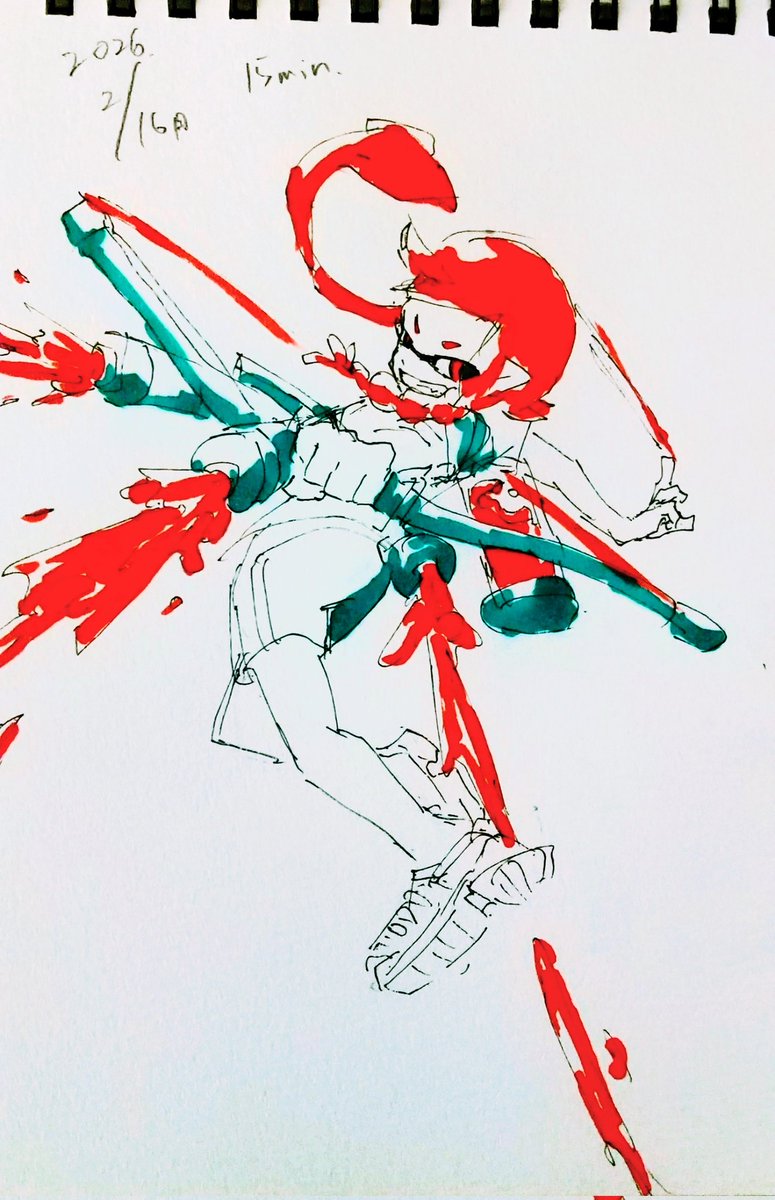daikonmoroshi's tweet photo. 左2020
右2025~2026

動いてるものを描きたいっていうところは変わらないのかもしれない https://t.co/U7L2yqIg00