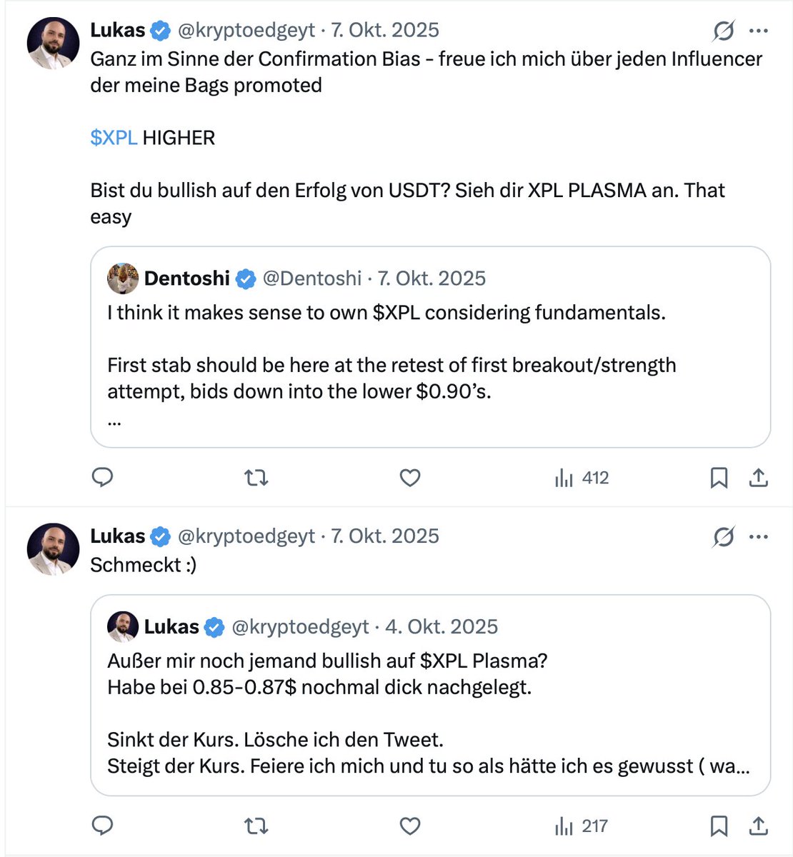 noah_tbs's tweet photo. @kryptoedgeyt @nelsipelinku @Saschato1992 @Bitcoin_Dani weißt du, normalerweise sind mir Menschen wie du egal. Labern den halben Tag sie wüssten es besser: This you? Machst dich doch genauso zum Vogel, ich hab noch mehr auf Lager. https://t.co/lX4Y6Fq7AI