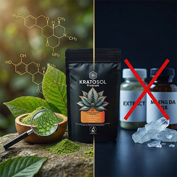KratoSol_es's tweet photo. En Kratosol apostamos por la ciencia y la transparencia. 🧬 Por eso solo ofrecemos variedades puras y NANO. Explicamos en nuestro blog por qué los extractos químicos y las mezclas comerciales de marketing (como "Maeng Da") no tienen lugar en una colección botánica seria. 🇪🇸 #KratomOnline #BotanicaPura