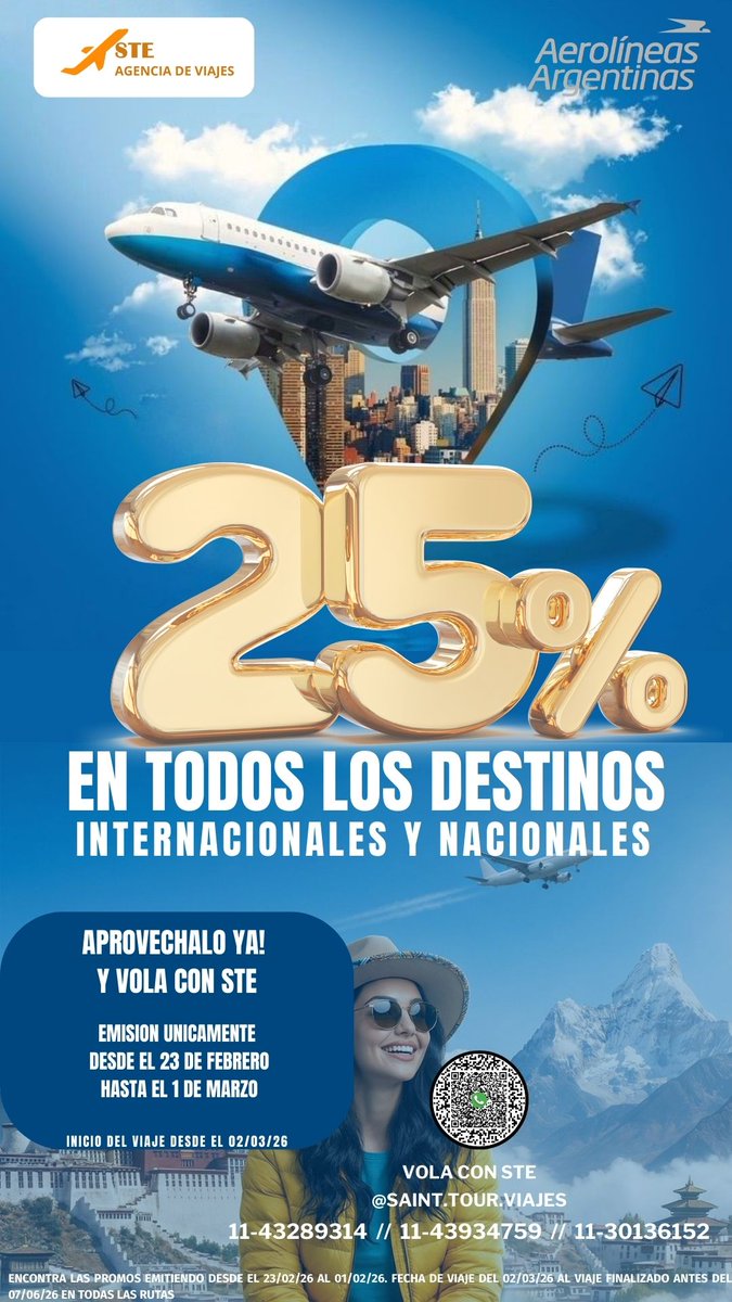 𝗦𝗧𝗘 𝗩𝗜𝗔𝗝𝗘𝗦 🛩 • Viajes & Turismo tweet media